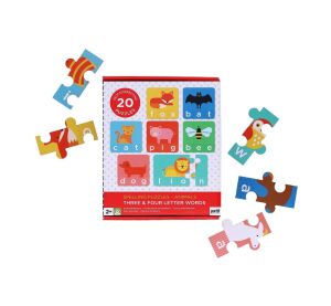 Petit Collage Moje první hláskování puzzle se zvířátky Poškozený obal