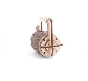 Ugears 3D dřevěné mechanické puzzle Zámek