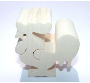 Fauna Dřevěné zvířátko kohout