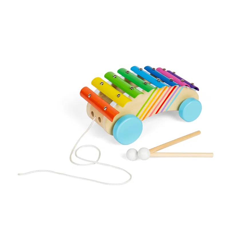 Levně Bigjigs Toys Tahací xylofon