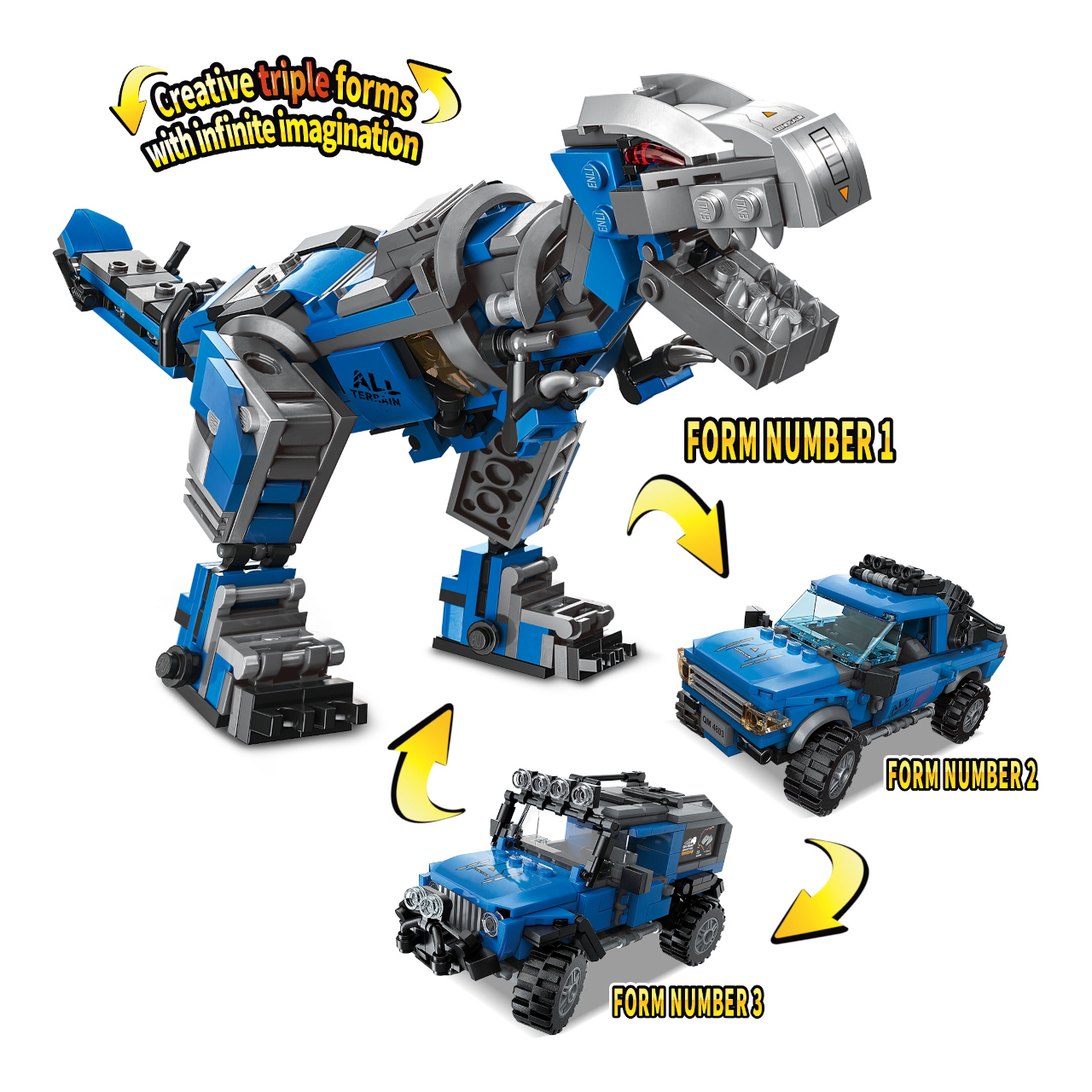 Levně Qman Neomezené nápady 4803 Mechanická technologie 3v1