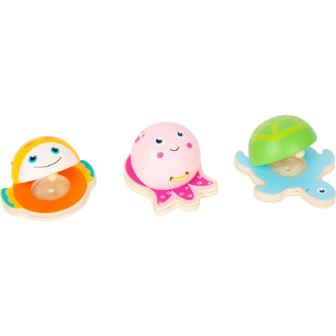 small foot Kastaněty mořští živočichové 1 ks