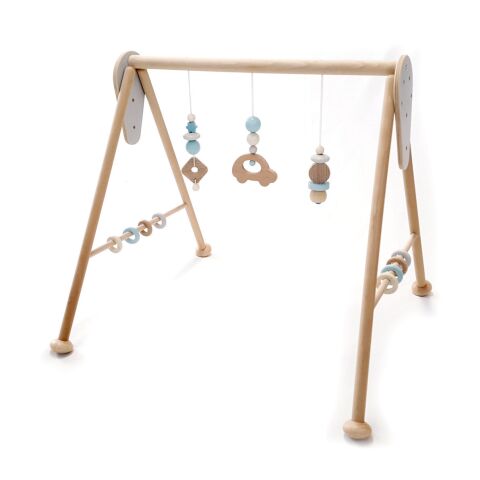 Hess Dřevěná hrazdička autíčko