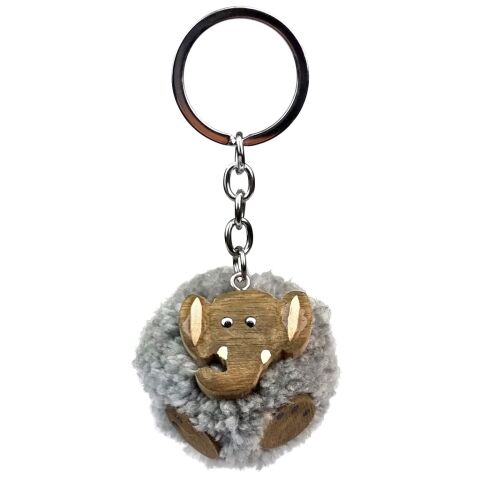 2Kids Toys Dřevěná klíčenka pompon Slon