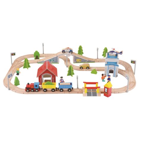 2Kids Toys Vláčkodráha 80 dílů - poškozený obal