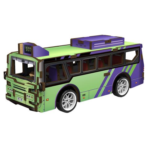 2Kids Toys 3D dřevěná skládačka Autobus