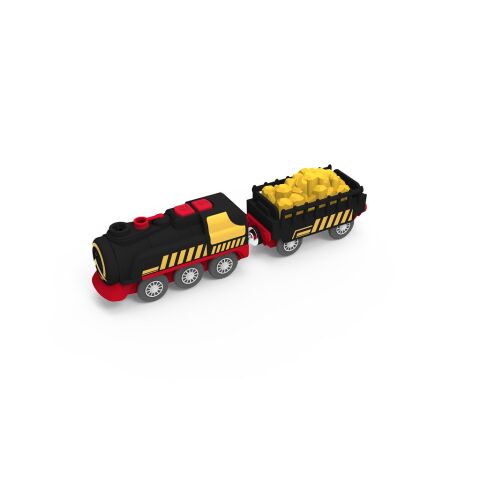 2Kids Toys Parní vlak na baterie s funkcí páry
