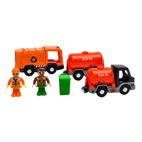 2Kids Toys Sada popelářských vozidel s figurkami