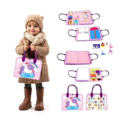 2Kids Toys Senzorická busy kniha Jednorožec 2