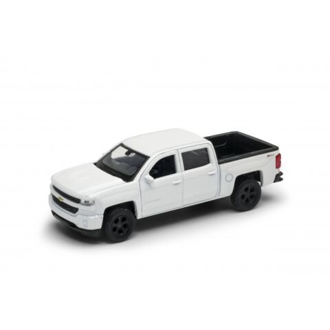 Welly Chevrolet Silverado (2017) 1:34 stříbrné
