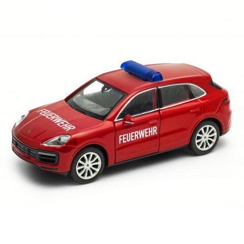Welly Porsche Cayenne Turbo 1:34  Feuerwehr červené