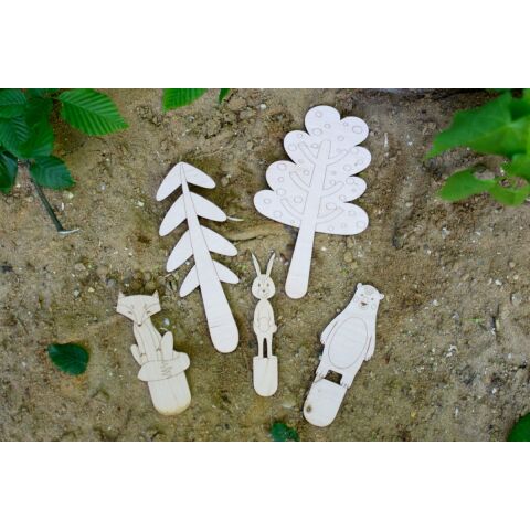 BeWooden Pískoví kamarádi - Lišárna