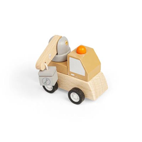 Bigjigs Toys Natahovací stavební autíčko Jeřáb