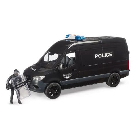 Bruder MB Sprinter s policistou těžkooděncem