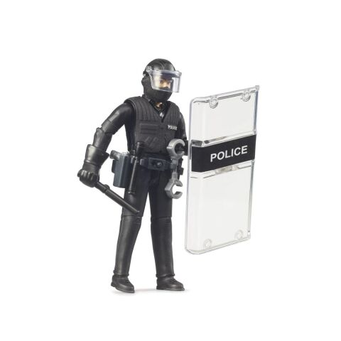 Bruder BWORLD Figurka Policista těžkooděnec