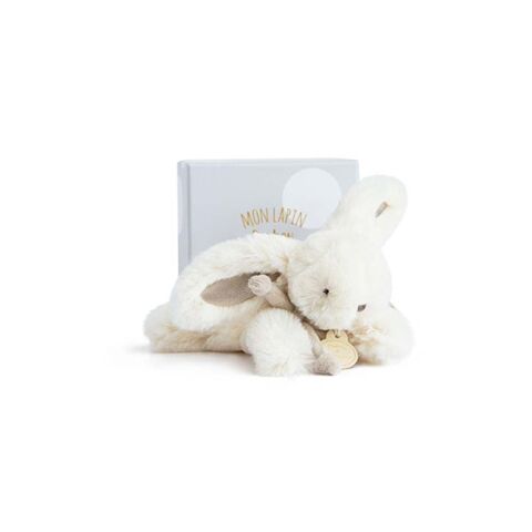 Doudou Dárková sada - Plyšový králíček béžový 16 cm