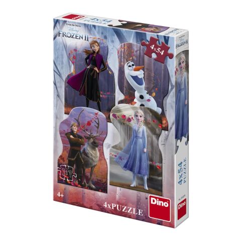 Dino Puzzle FROZEN II  4x54 dílků
