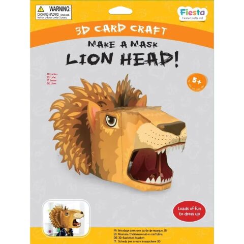 Fiesta Crafts Kreativní sada 3D maska Lev