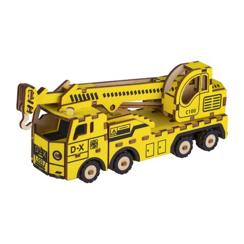 Woodcraft Dřevěné 3D puzzle Jeřábový vůz