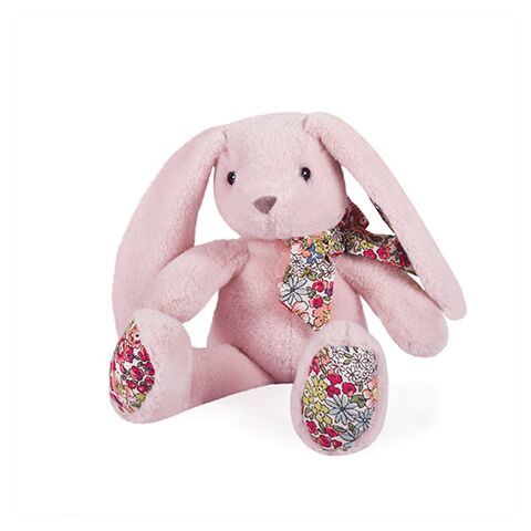 Doudou Histoire d´Ours Plyšová zvířátka 20 cm 1 ks králíček růžový