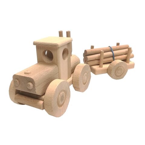 Ceeda Cavity Velký traktor s kládami přírodní