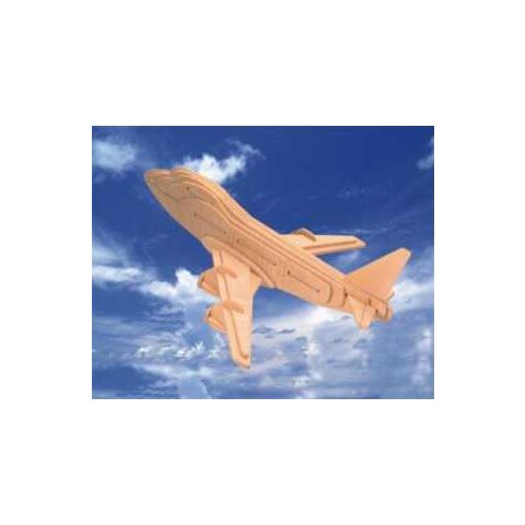 Woodcraft Dřevěné 3D puzzle boeing