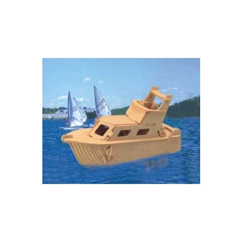 Woodcraft Dřevěné 3D puzzle jachta