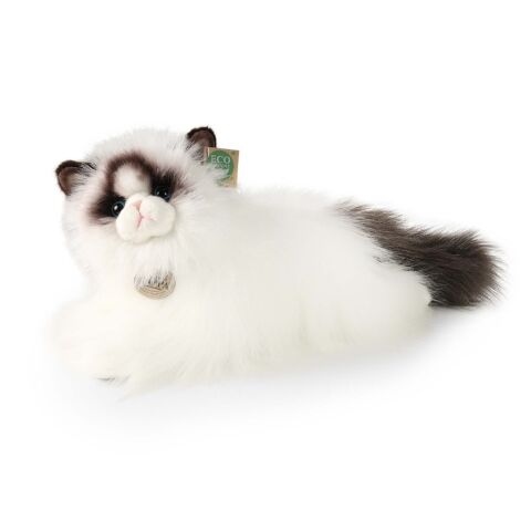 Rappa Plyšová kočka ragdoll ležící 35 cm ECO-FRIENDLY