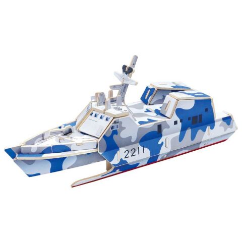 RoboTime 3D dřevěná skládačka Útočná loď typ 022