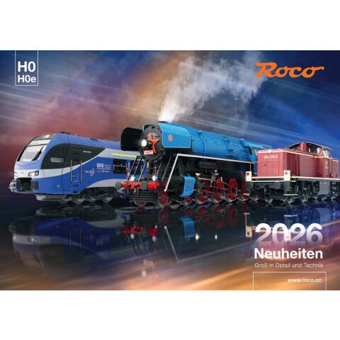 Roco Katalog novinek 2026 v anglickém jazyce