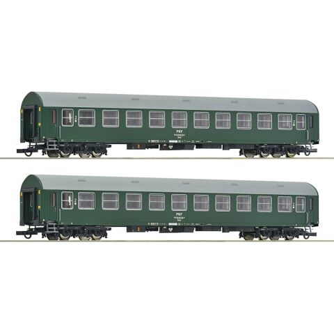 Roco Sada 2 ks osobních vagónů PKP - 6200102