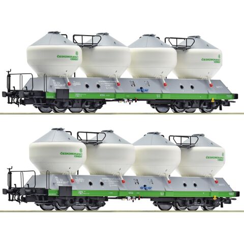 Roco Sada 2 ks silo vozů Uacs ČD - 6600237
