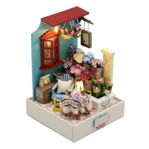 2Kids Toys Miiniatura domečku Pokoj květinového odpočinku