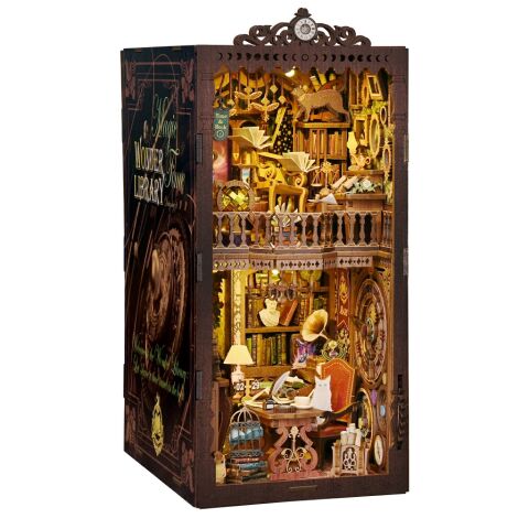 2Kids Toys 3D skládačka Zarážka na knihy Miniatura domečku Mystická knihovna