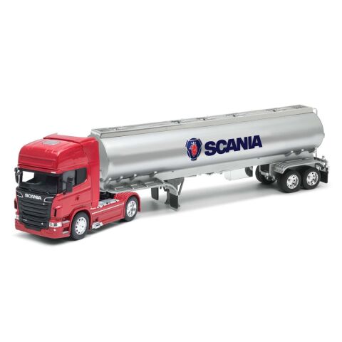 Welly SCANIA V8 R730 OIL TANKER 1:32 červená