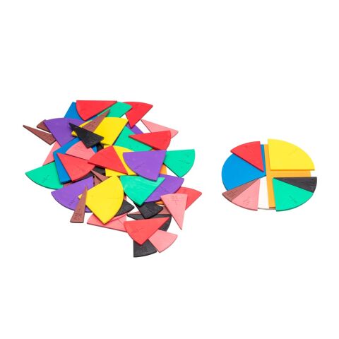 Wissner Kruhové výseče pro výuku zlomků 71 ks