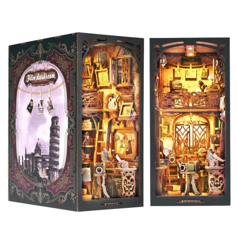 2Kids Toys 3D skládačka Zarážka na knihy Miniatura domečku Doupě fotografa