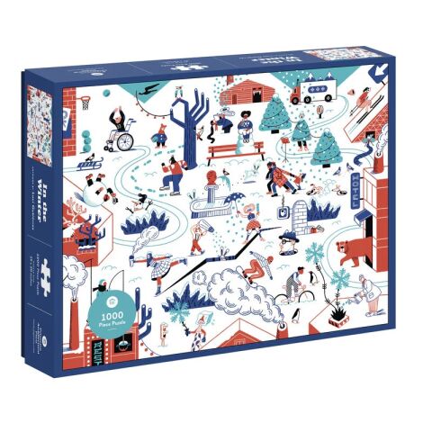 Chronicle Books Puzzle V zimě 1000 dílků