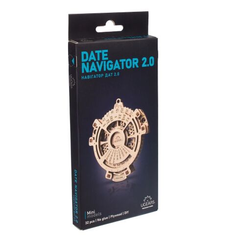 Ugears 3D dřevěná mechanická skládačka Kalendář