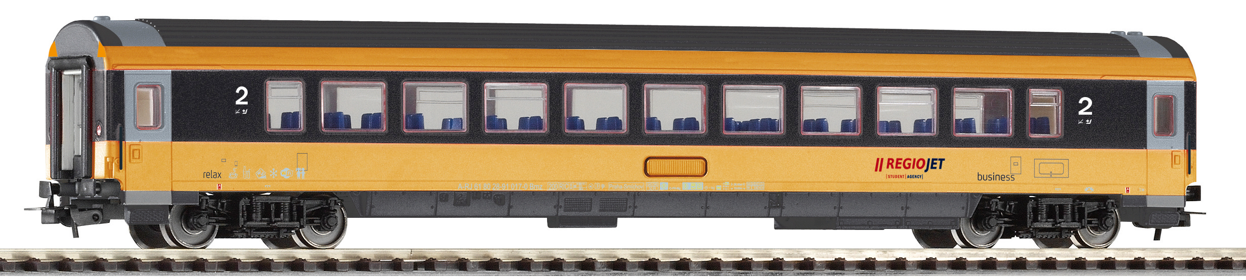 Piko Osobní vagón Bmz IC 2. tř. Regiojet VI - 57647