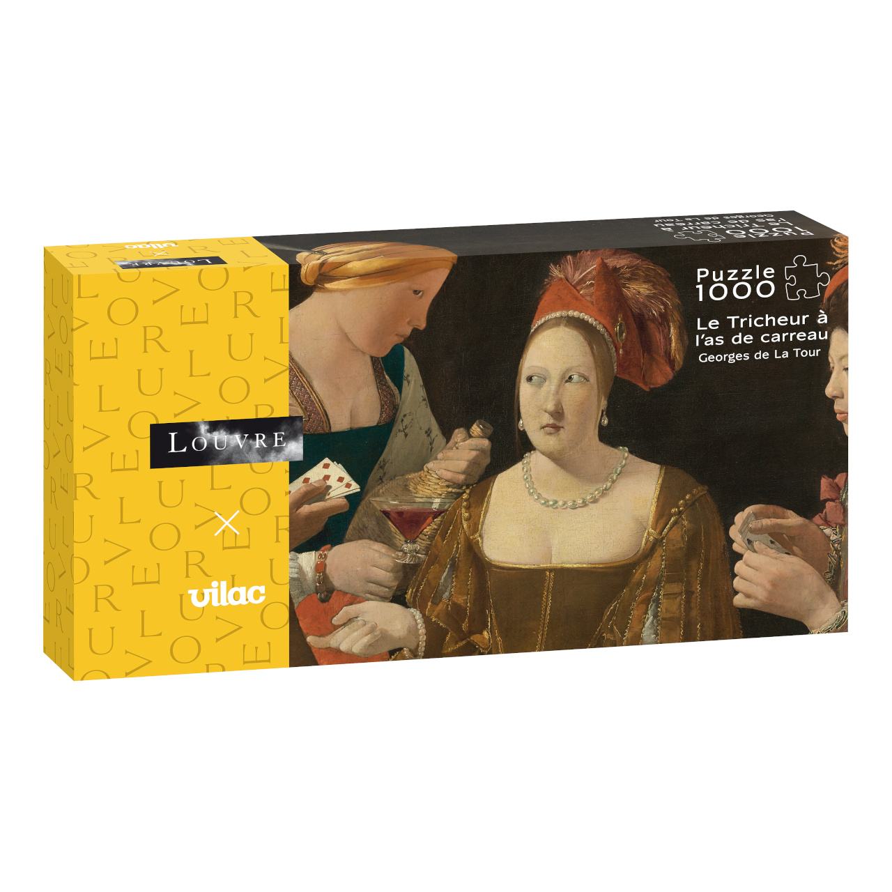 Levně Vilac Puzzle Falešný hráč karet 1000 dílků