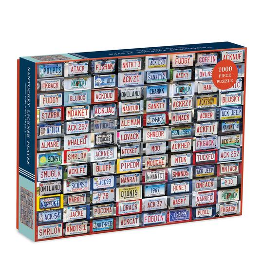 Galison puzzle poznávací značky 1000 dílků