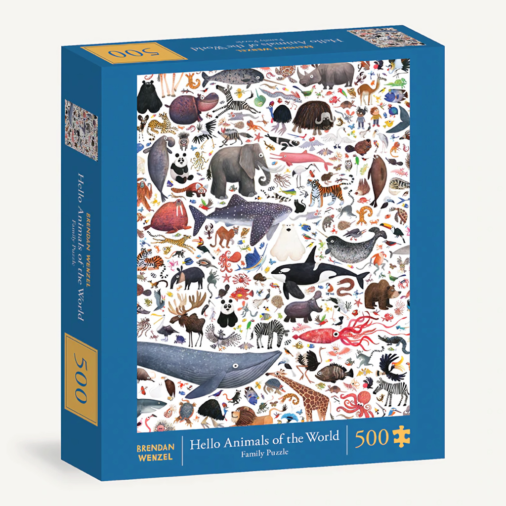 Levně Chronicle Books Puzzle Ahoj zvířata světa 500 dílků