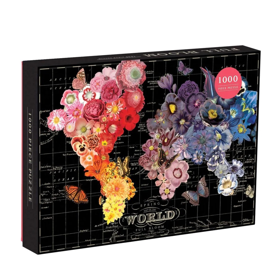 Levně Galison Puzzle Kvetoucí Země 1000 dílků