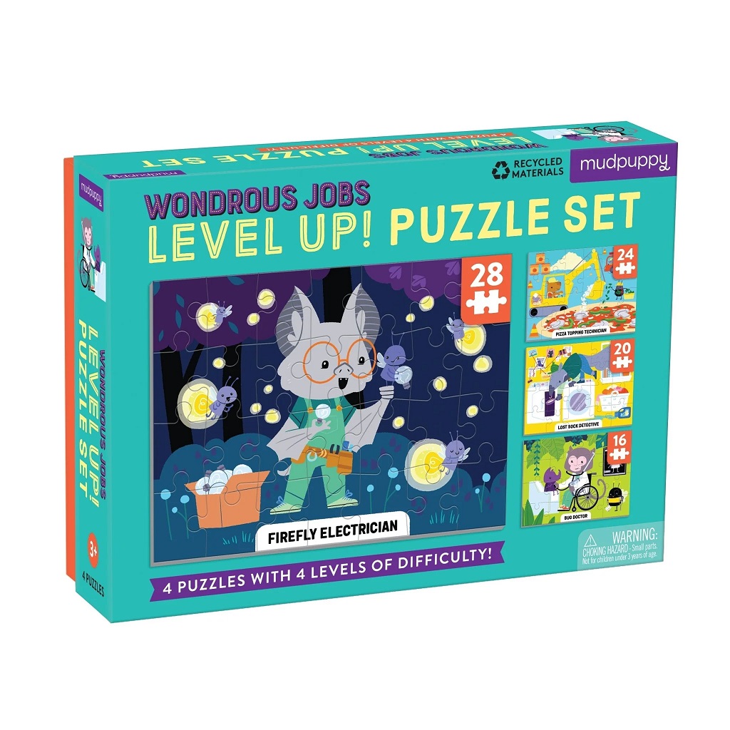Levně Mudpuppy Level Up! Podivuhodná zaměstnání 4v1