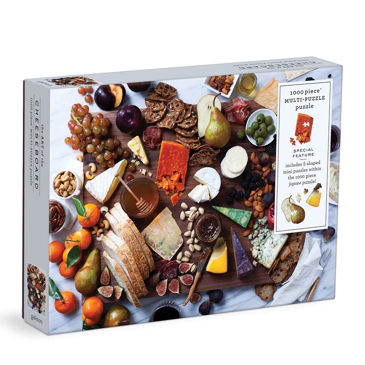 Levně Galison Puzzle Sýrové degustační prkénko 1000 dílků
