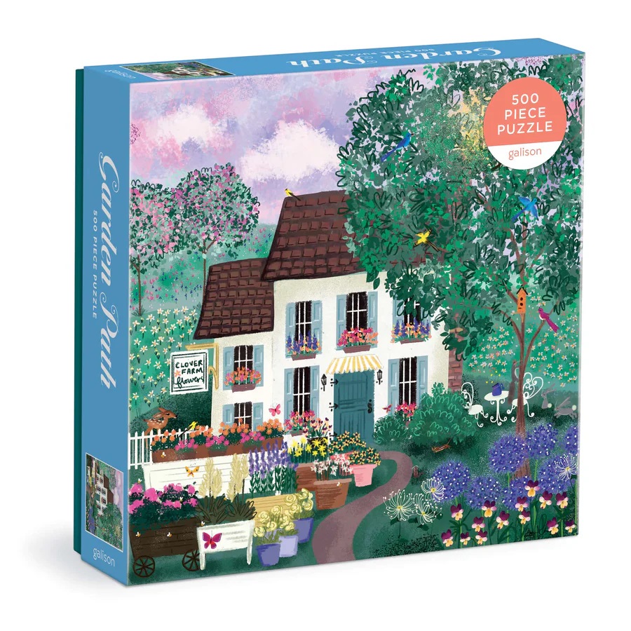 Levně Galison Puzzle Zahradní cestička 500 dílků