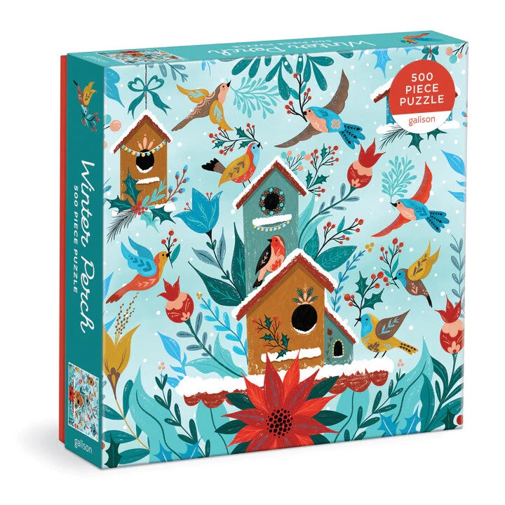 Levně Galison Puzzle Winter Perch 500 dílků