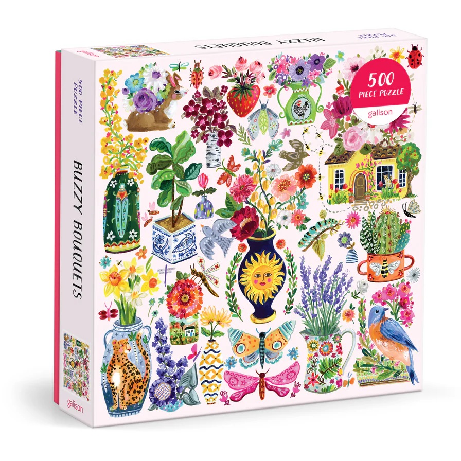Levně Galison Puzzle Květiny plné života 500 dílků