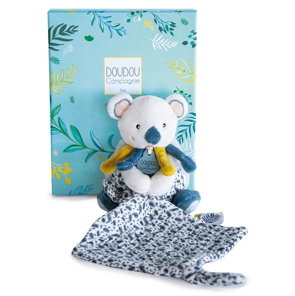 Levně Doudou Dárková sada - plyšová koala Yoca a muchlánek